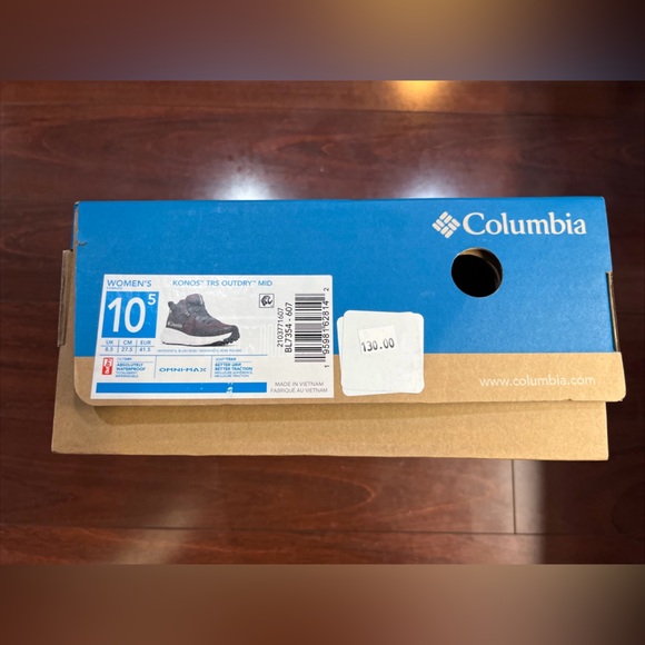 Womens 10.5 Columbia Konos TRS OutDry Mid Waterproof Shoe Trail Hike Boot NO BOX - Picture 16 of 16